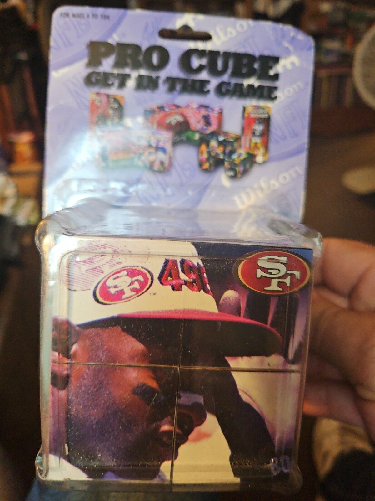 Jerry Rice Play Football Pro Cube Inc 49ers Rubix Cube Rare