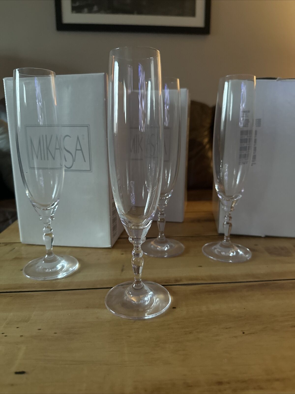 Mikasa Venezia Austria Fluted Champagne Glasses
