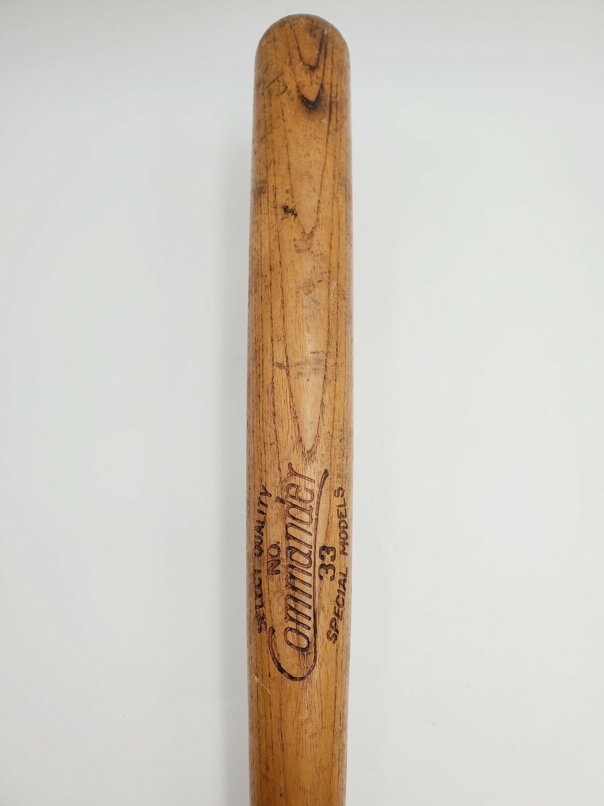 Vintage 1930\'s Commander Wooden Baseball Bat No. 33 Special Model 