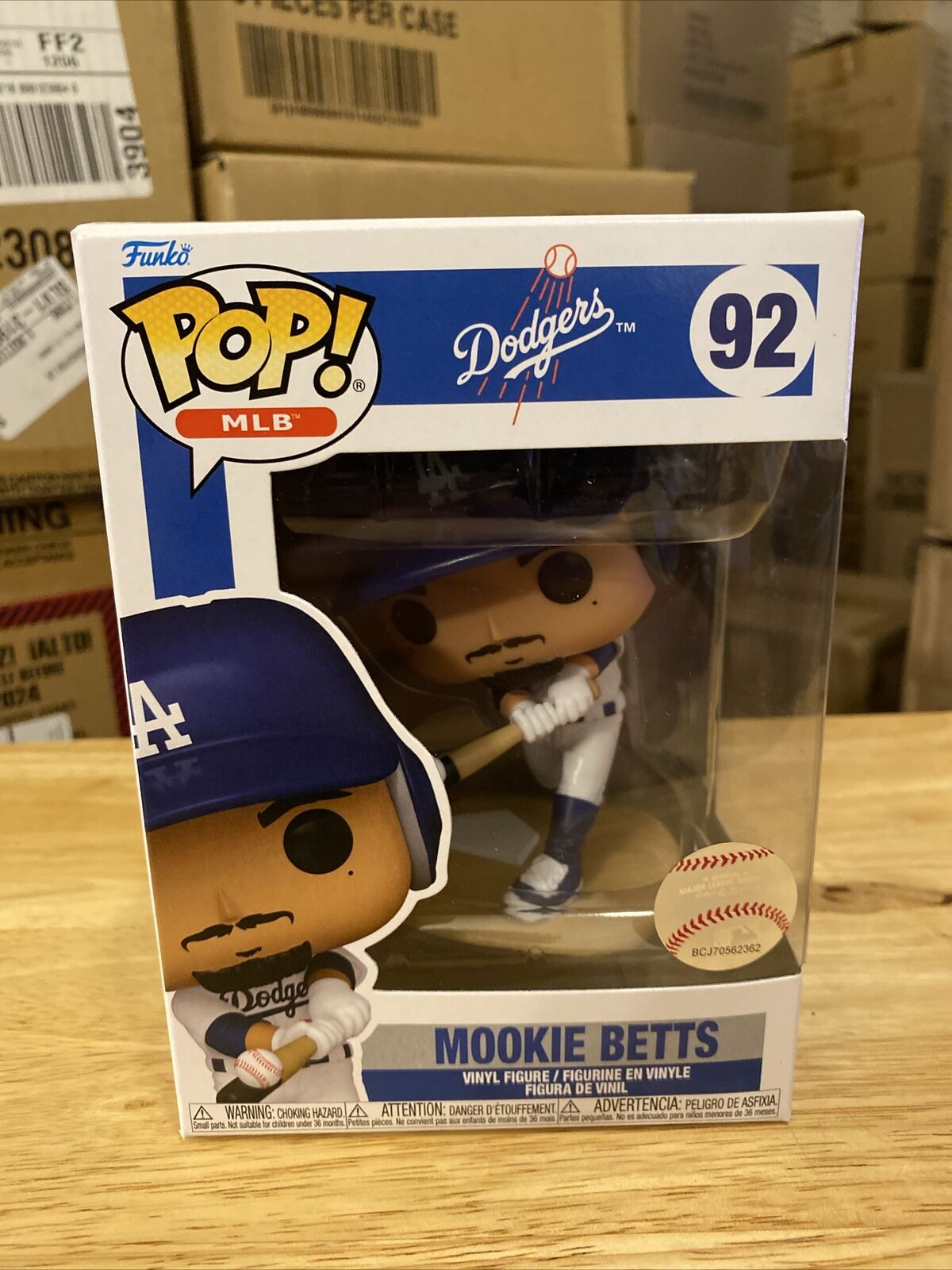 Mookie Betts (Los Angeles Dodgers) MLB Funko Pop Series 7 - Mint
