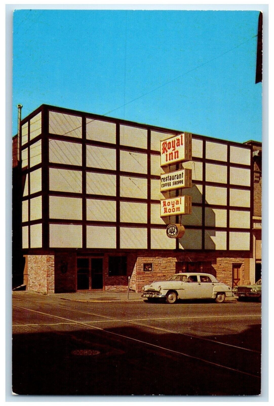 c1960 Royal Inn Puget Sound Exterior Building Bellingham Washington WA Postcard