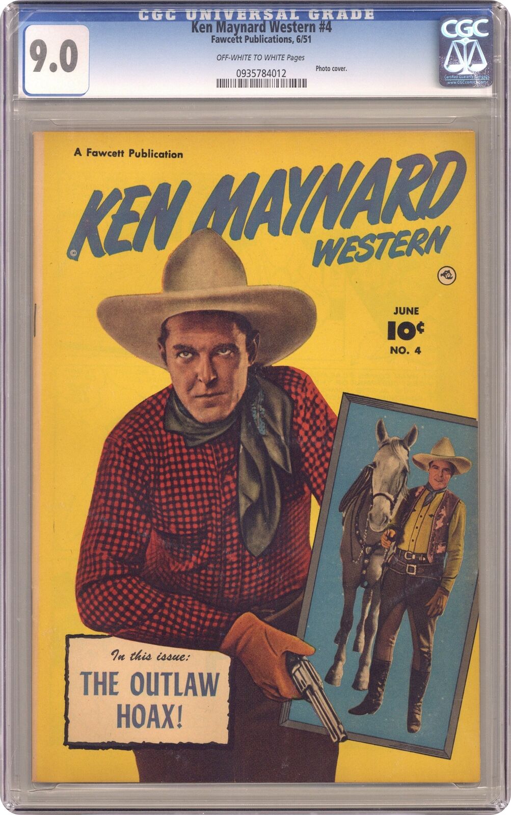 Ken Maynard Western #4 CGC 9.0 1951 0935784012