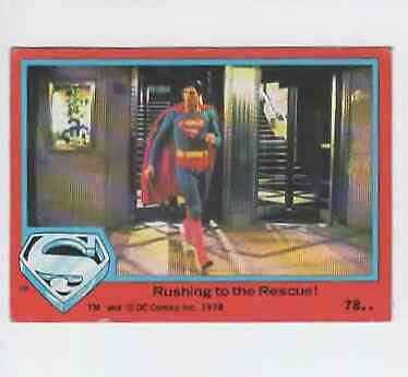 Superman 2 Trading Cards singles 1978 Topps U-Pick  8C3-2