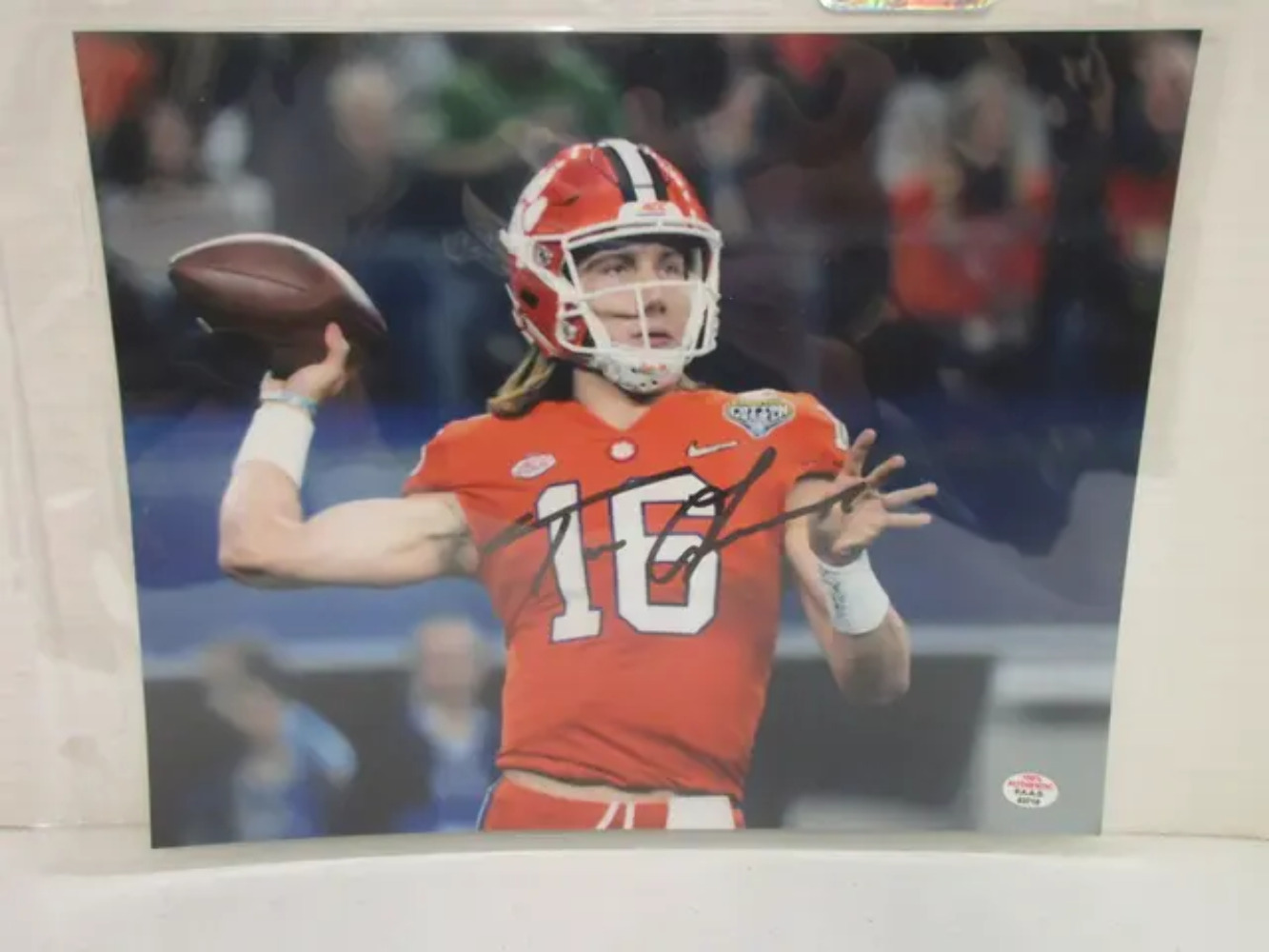 Trevor Lawrence of the Clemson Tigers signed autographed 8x10 photo PAAS COA 719