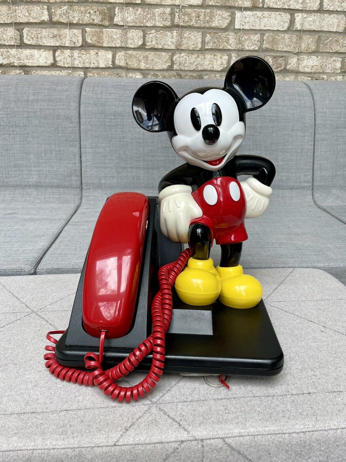 Vintage 1990's Mickey Mouse Corded Land Line Telephone AT&T Disney 90s Retro