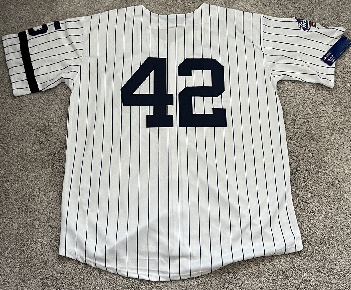 Mariano Rivera New York Yankees Cooperstown World Series Jersey Men’s Size Large