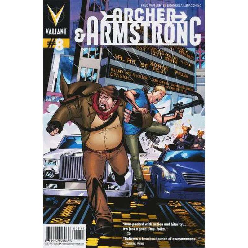 Archer & Armstrong (2012 series) #8 in Very Fine + condition. Valiant comics [q 