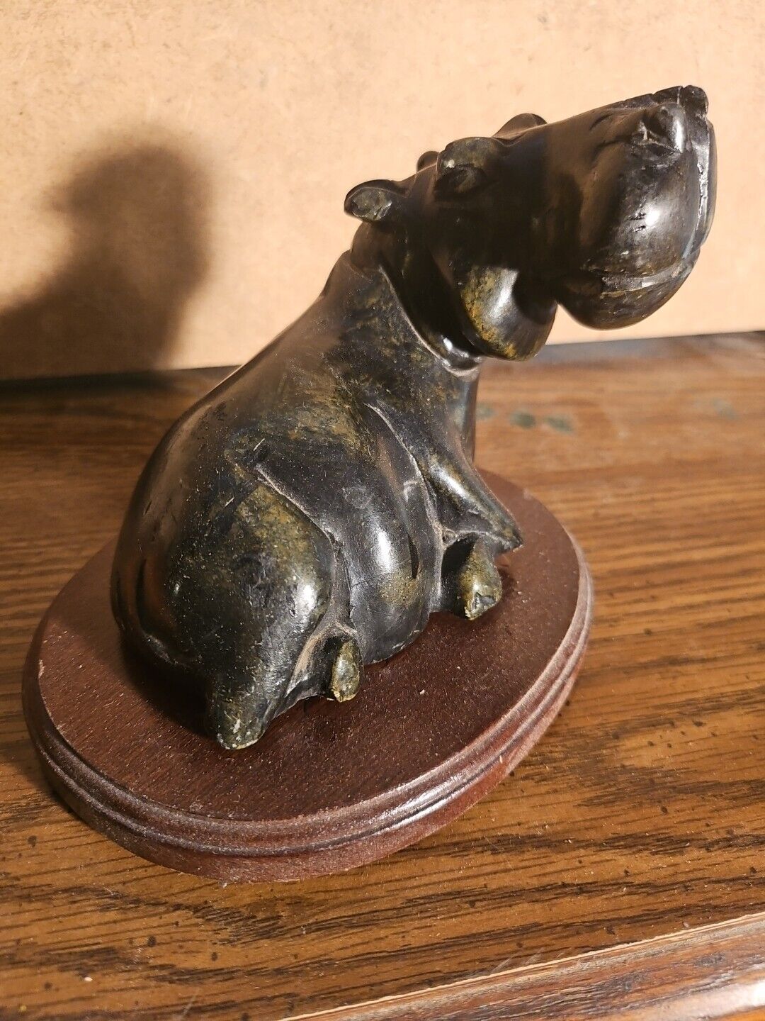 Vintage Cast Metal, Bronze Hippopotamus. 5\