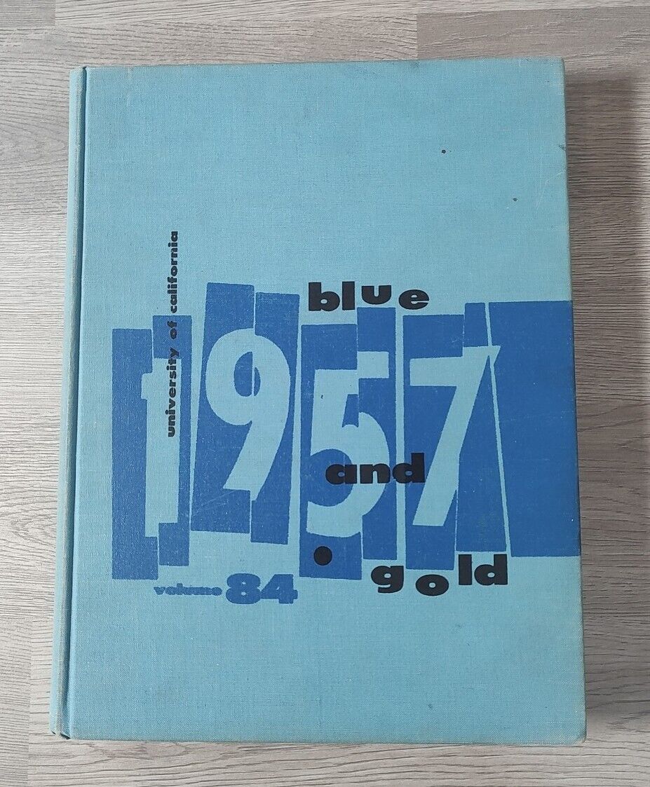1957 Blue And Gold Yearbook Annual University Of California  