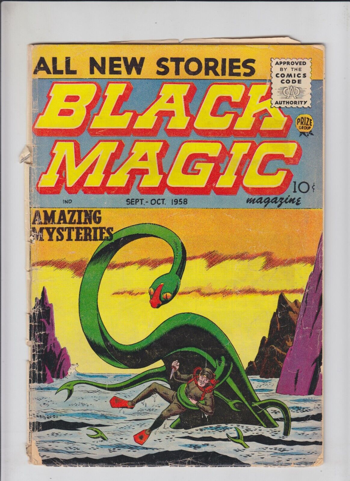 Black Magic (Prize) #40 POOR; Prize | September 1958 - Volume 7/#1