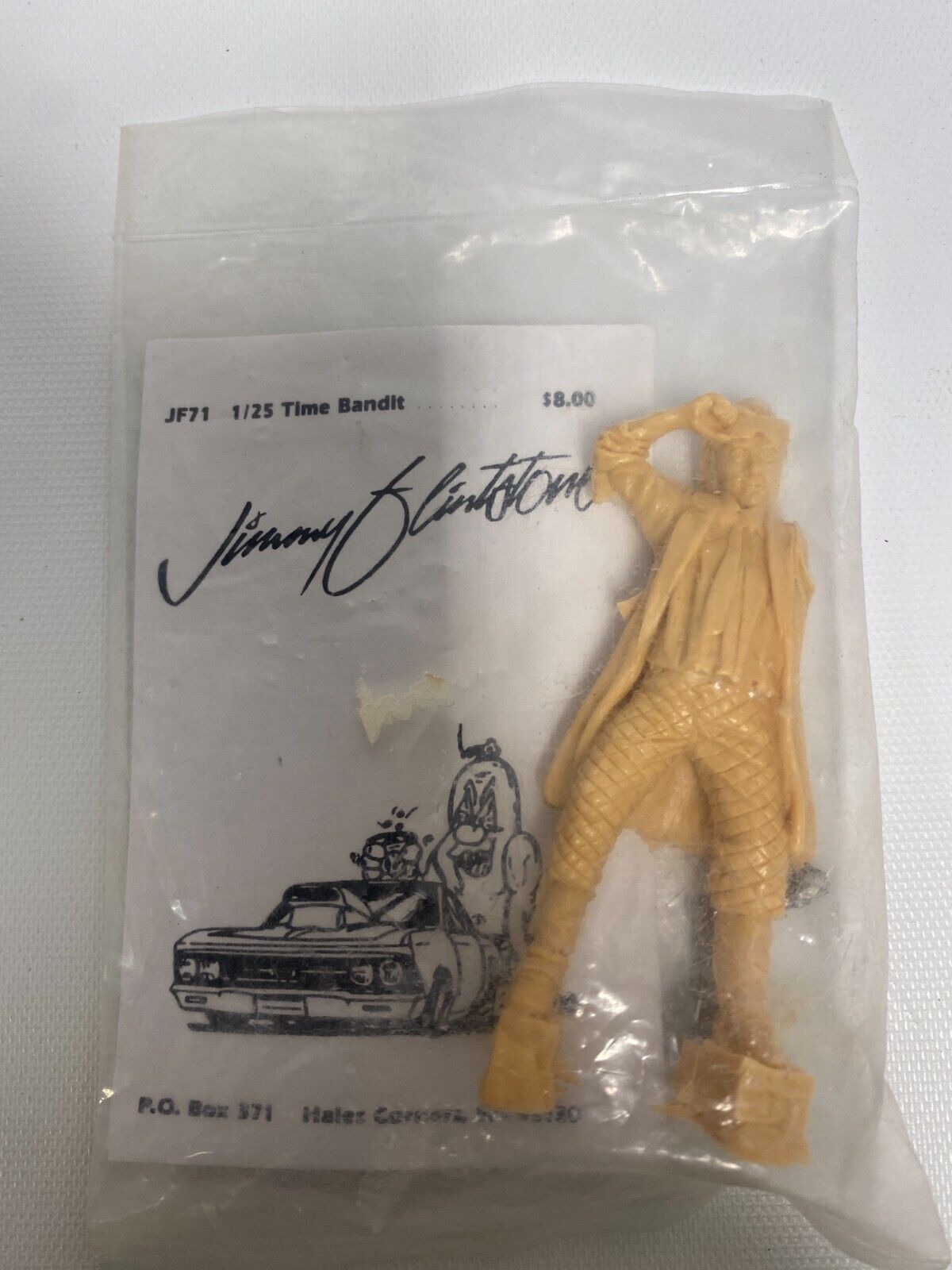 Jimmy Flintstone Figure JF71 TIME BANDIT   1/25 Scale Resin