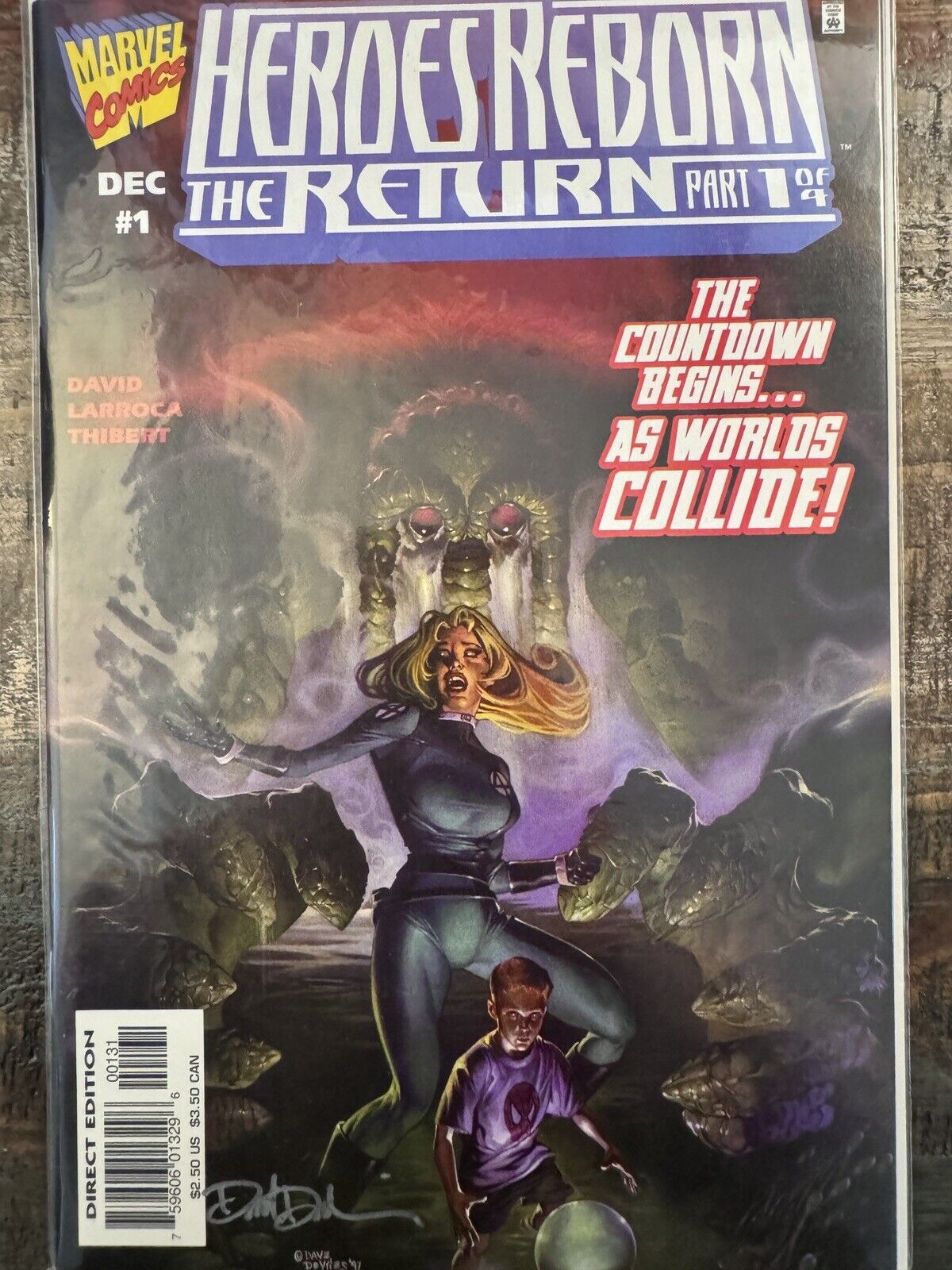 Heroes Reborn The Return #1 Comic Zone Exclusive variant signed 1426/2000