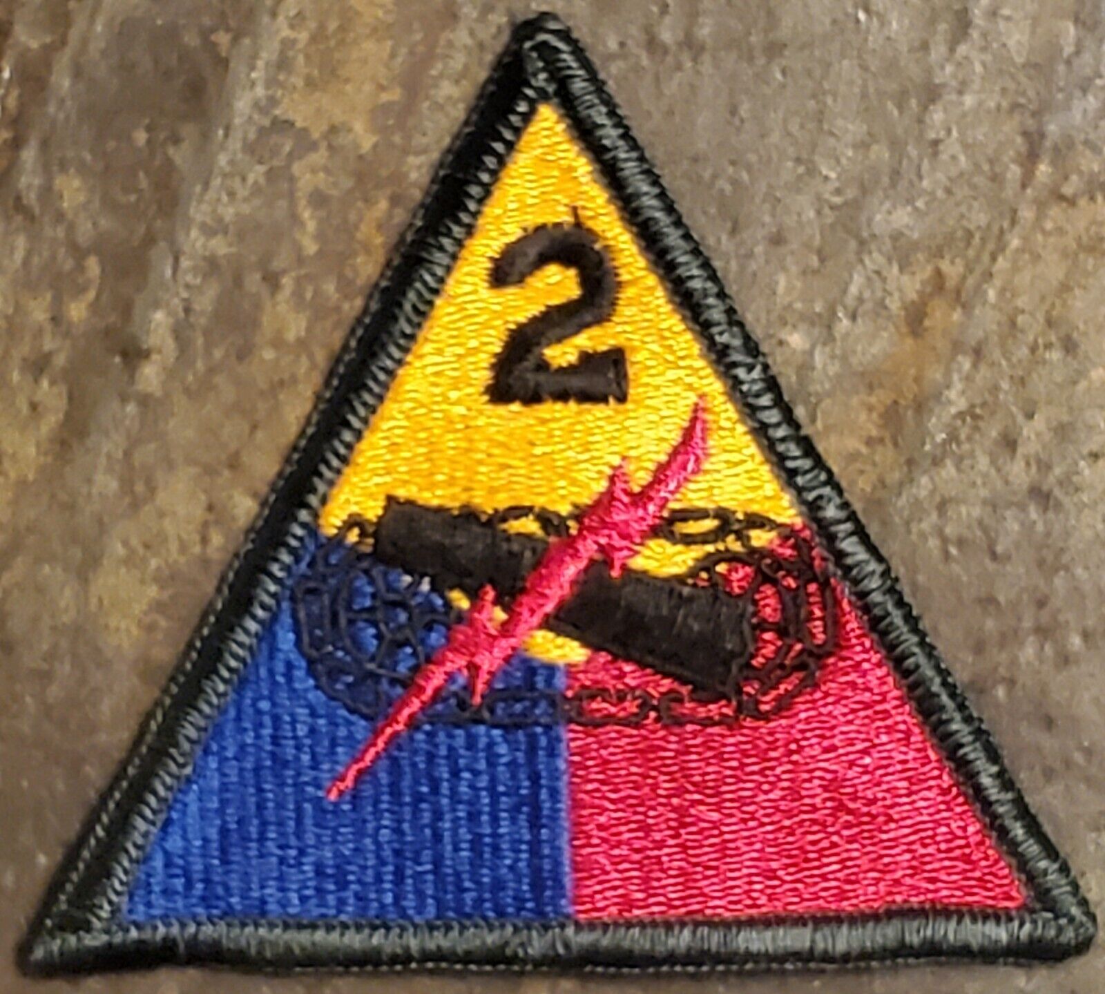 US Army Second 2nd Armored ARMOR Division Full Color Patch NOS 
