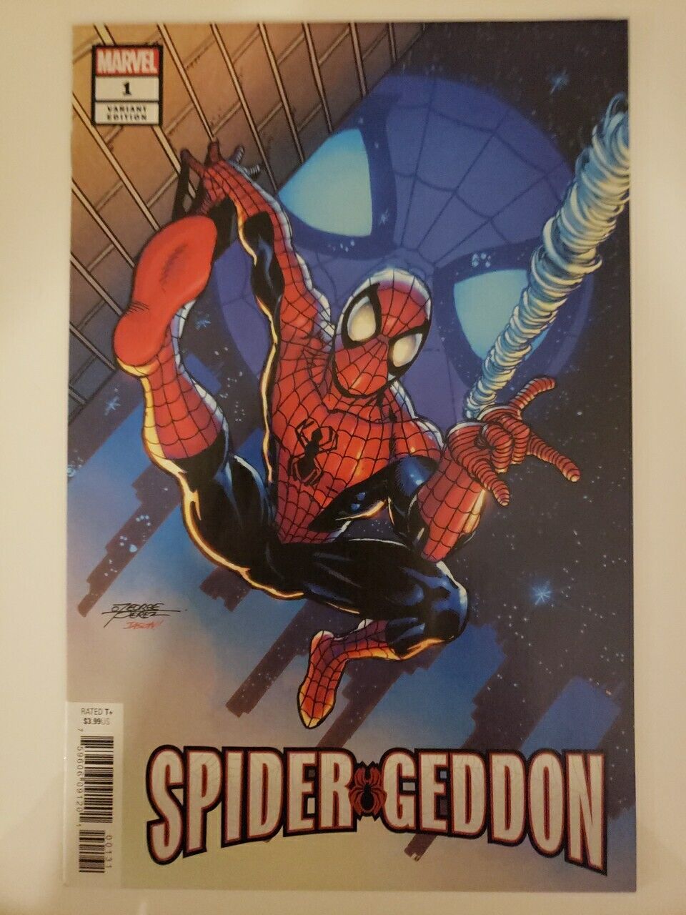 SPIDER-GEDDON #1 (2018) Miles Morales, 1:50 George Perez Variant, Marvel Comics