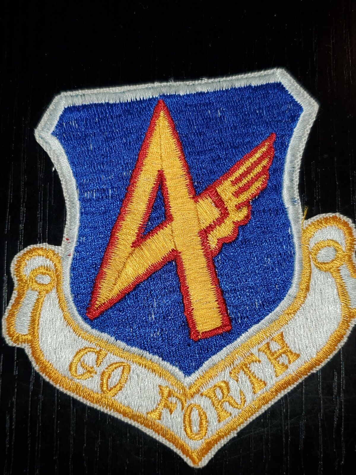 1950s 60s USAF Air Force 4th Air Group Division Japanese Made Patch L@@K