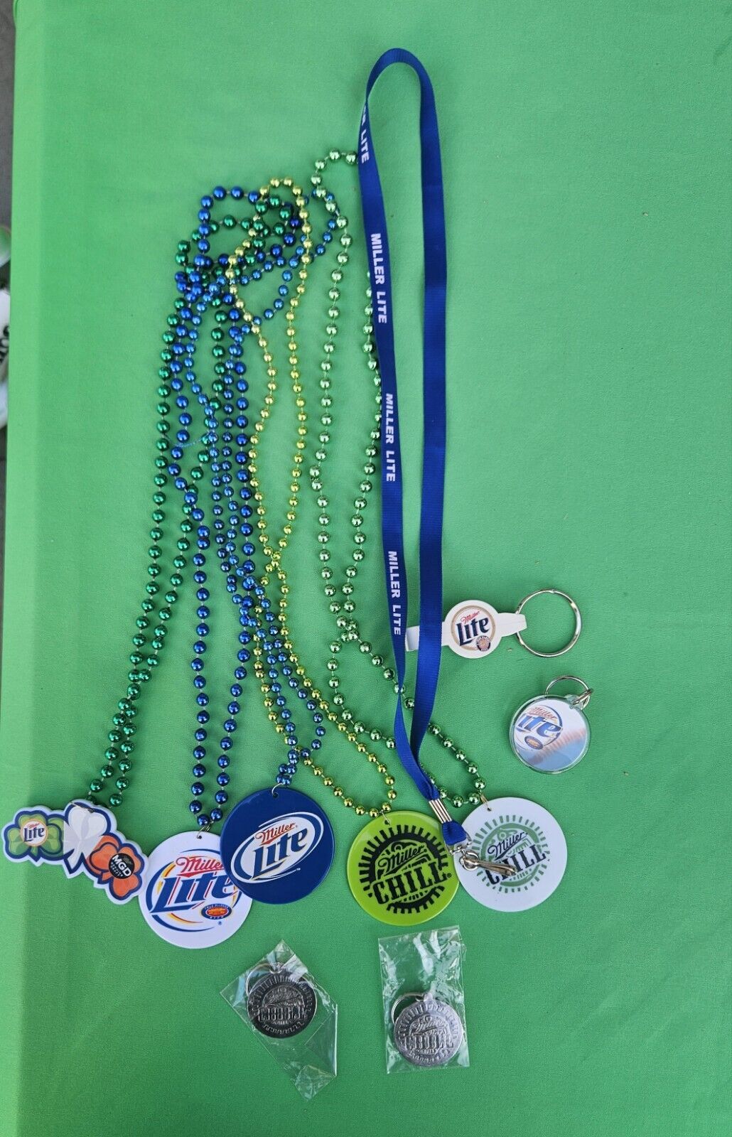 Mixed Lot Of Miller Beer Promotional Items \