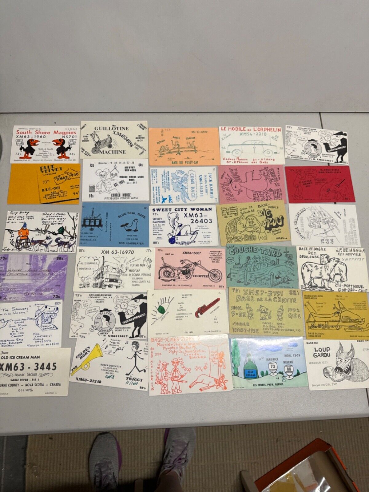 QSL Radio Cards Lot of 30 Lot # 27