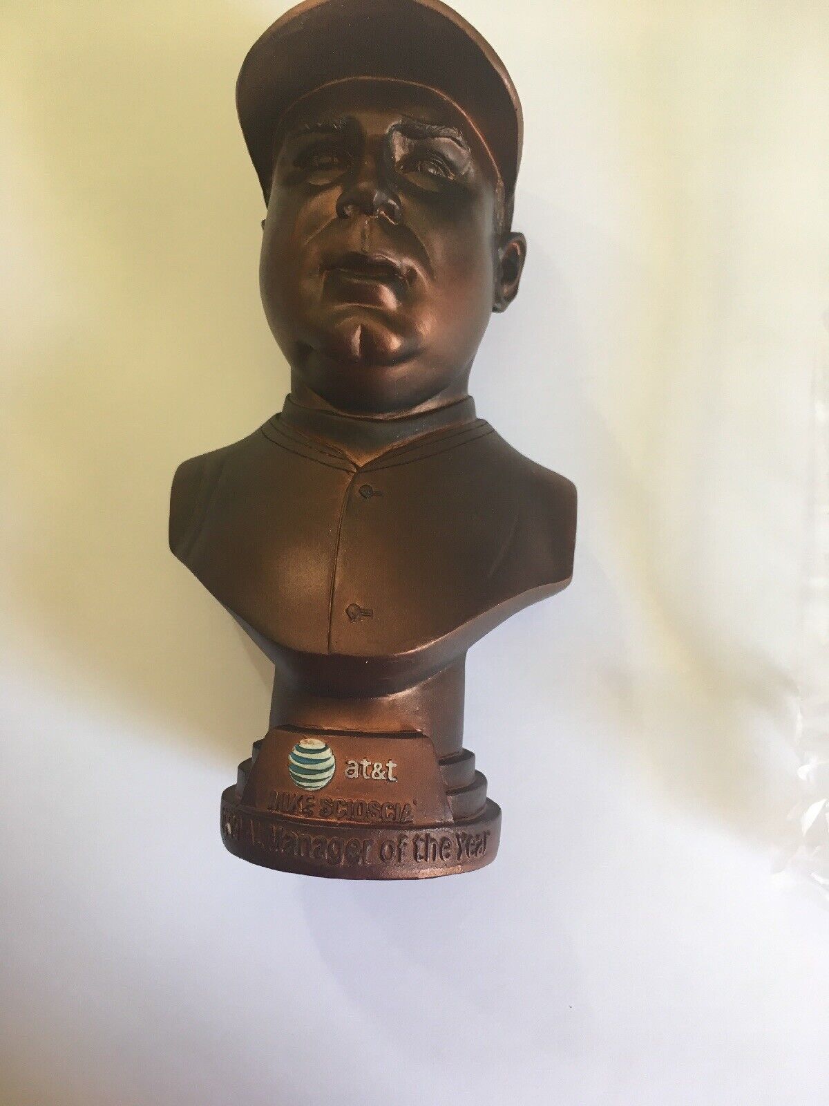 MIKE SCIOSCIA  ANGELS A.L. 2009 MANAGER OF THE YEAR BUST NIB