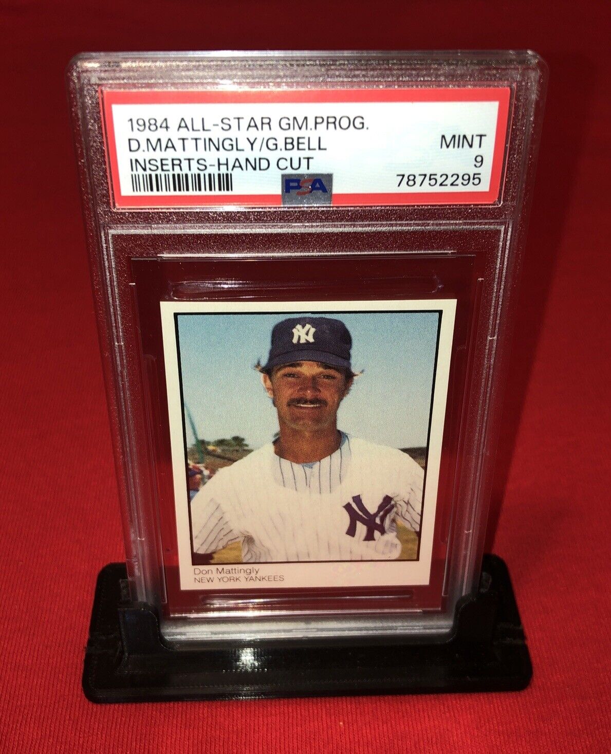 1984 Don Mattingly RC PSA 9 MINT Only 11 PSA 10 Higher Rare A/S Game Rookie Card