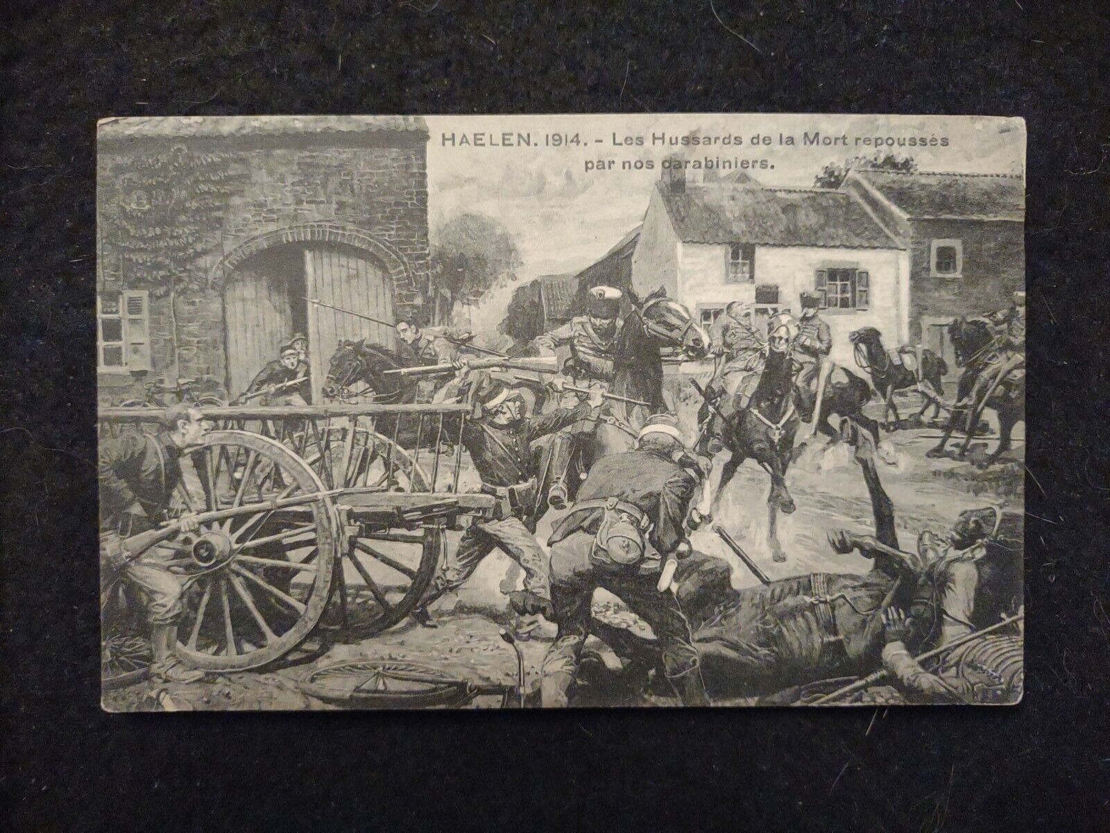 Artist Post Card Of Battle of Haelen 1914 August Belgium