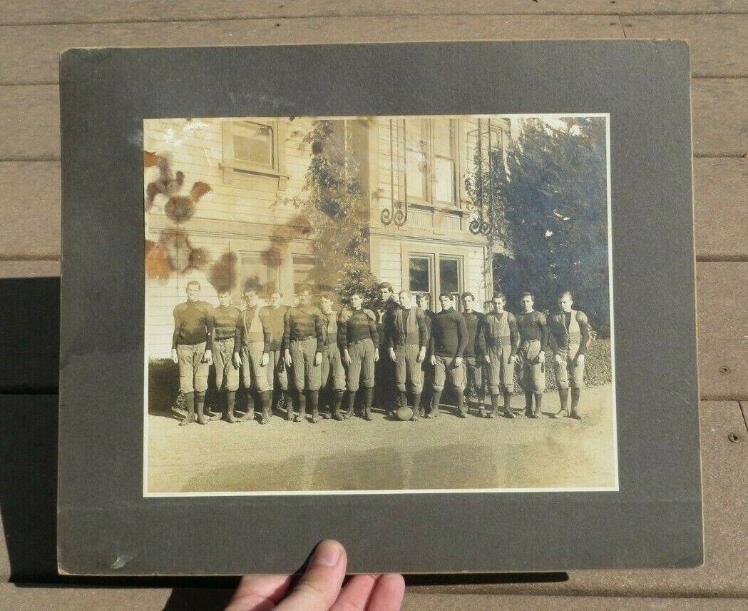 St. Matthew\'s School Military Academy RUGBY Team Photograph Picture ~1908