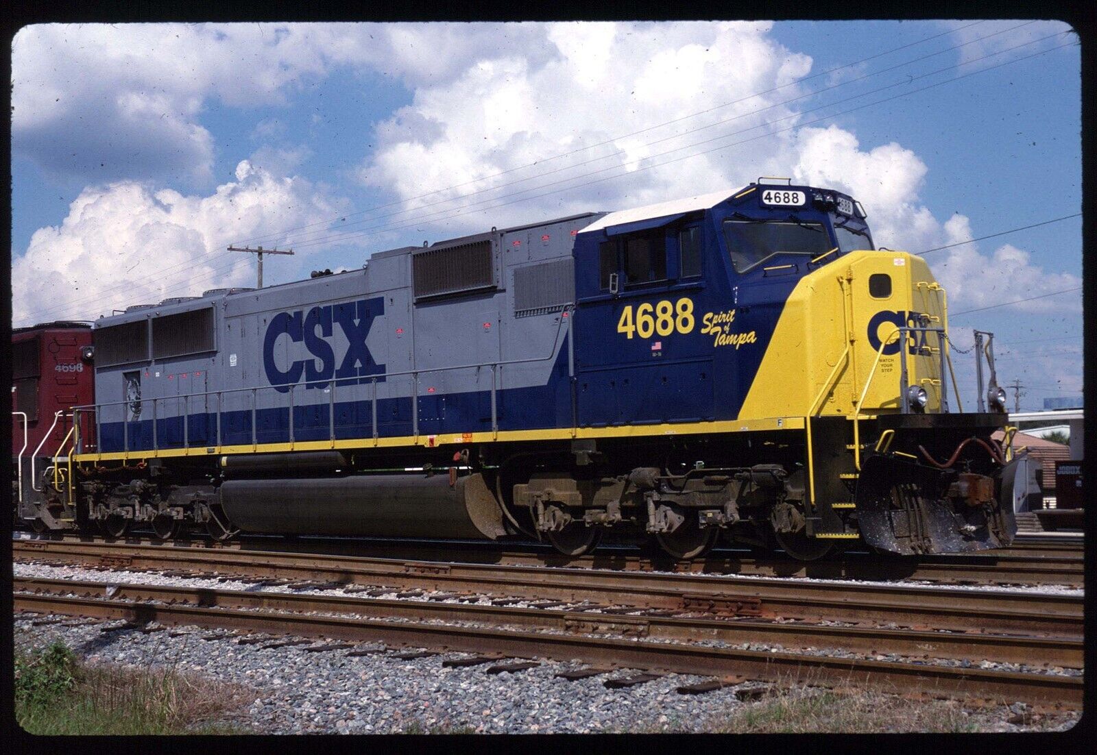Original Railroad Slide - CSXT 4688 Mulberry FL 9-30-2001