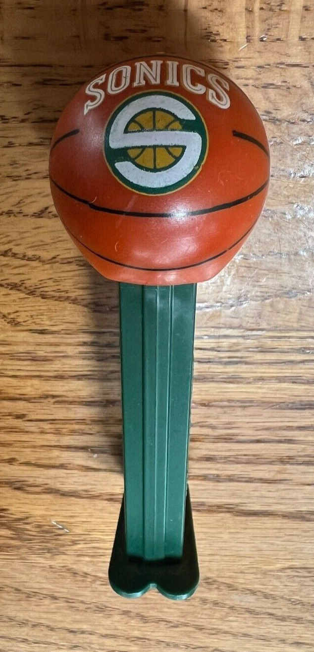 PEZ SEATTLE SUPER SONICS BASKETBALL PROMOTION GIVEAWAY - LIMITED TO 15,000 Rare