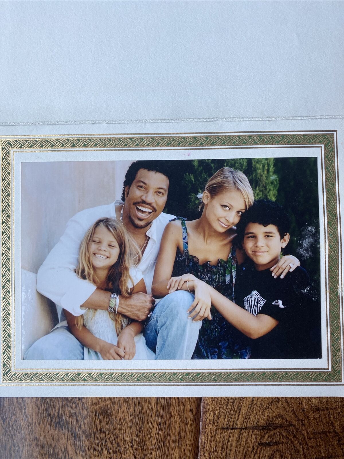 LIONEL AND NICOLE RICHIE AND FAMILY CHRISTMAS CARD