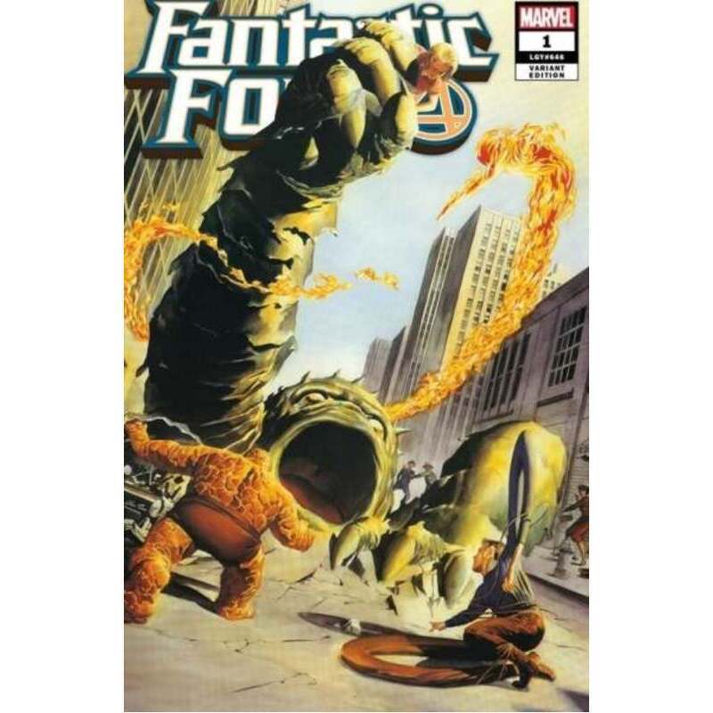 Fantastic Four (2018 series) #1 Ross cover in NM condition. Marvel comics [s