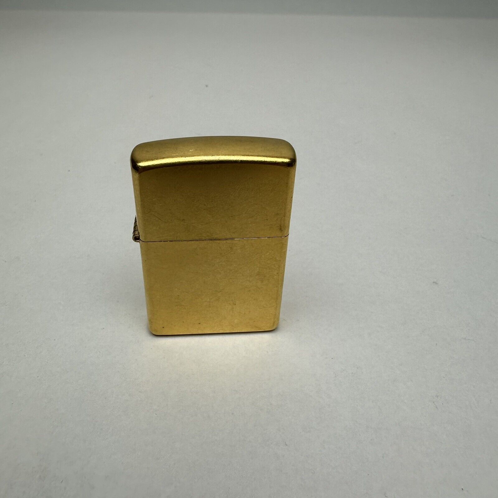 2003 Gold Plated Zippo Lighter w/ Gold Insert Textured