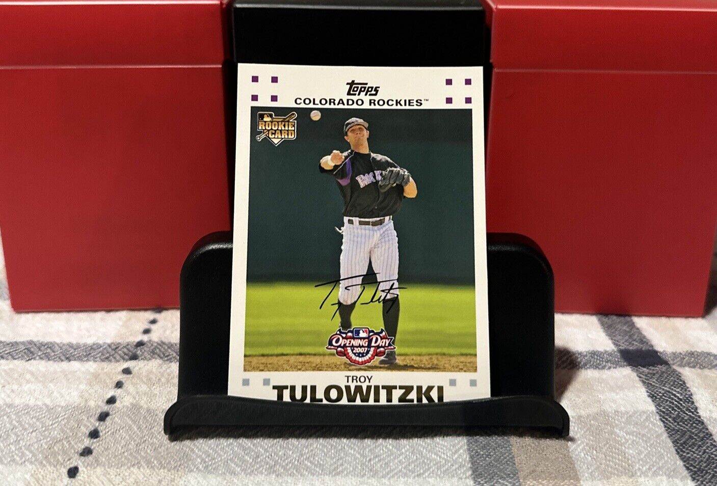 2007 Topps Opening Day  Troy Tulowitzki Gold Parallel RC #/2007 