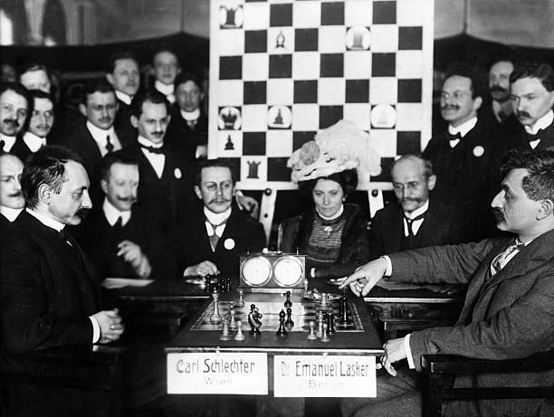 Emanuel LASKER Philosopher mathematician chess player DSchach - 1910 Old Photo 1