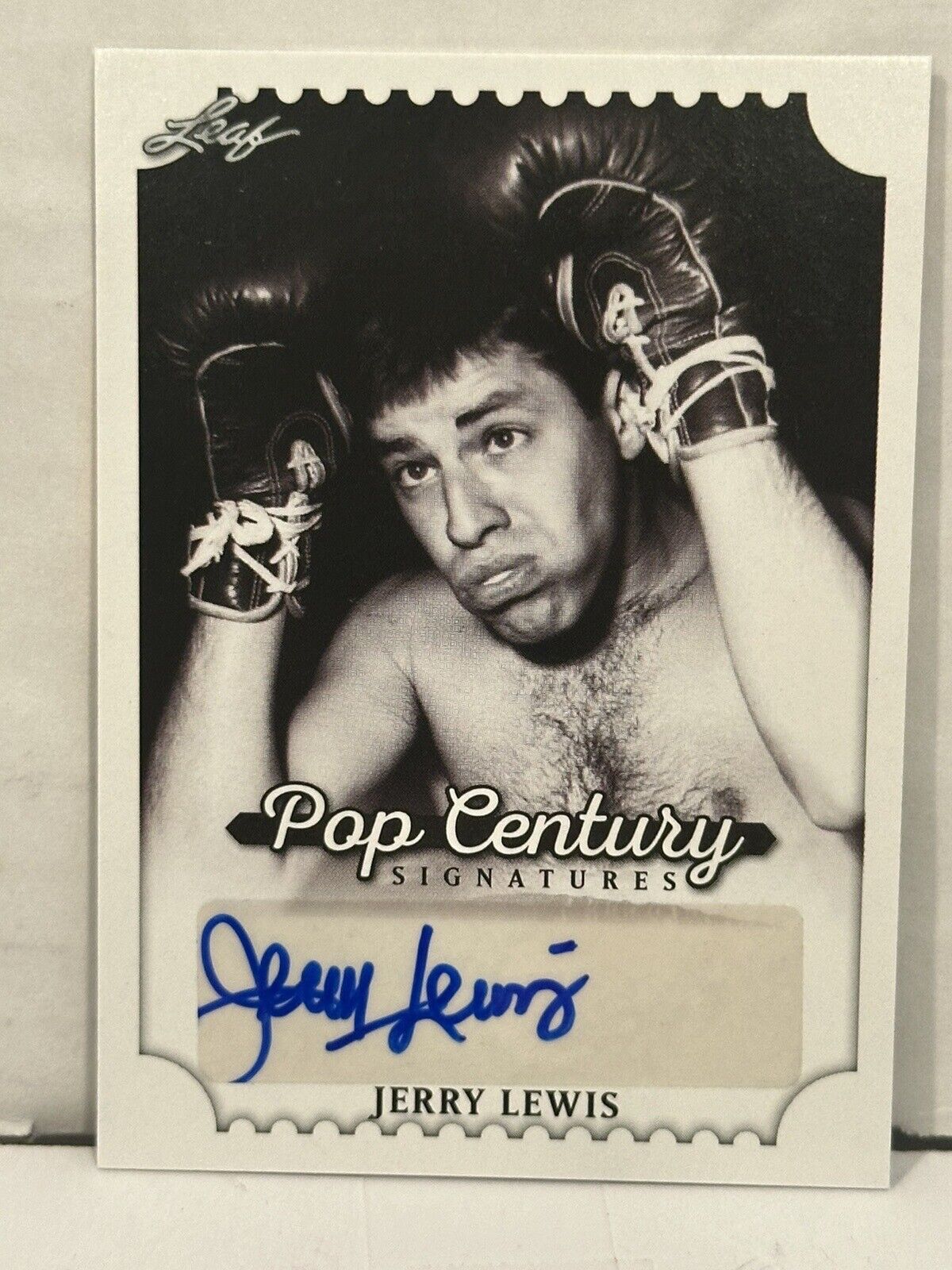 2016 Leaf Pop Century Signatures Jerry Lewis auto #BA-JL1