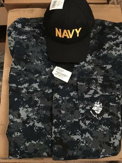 Surplus Ball Cap U.S. Navy Boot Camp Issue One Size Adjustable, Collectible