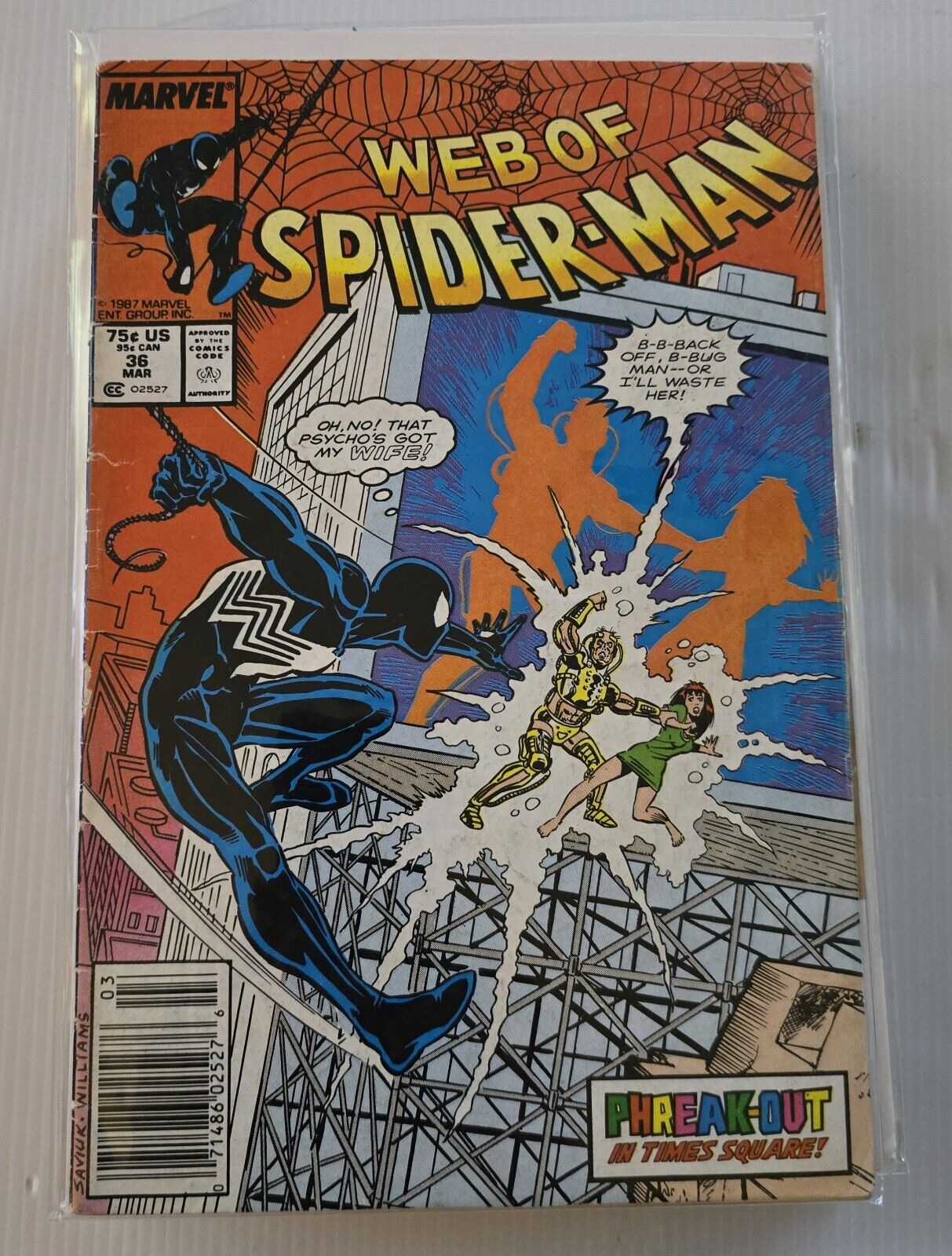 Web of Spider-Man #36 - 1st Appearance Tombstone 1988