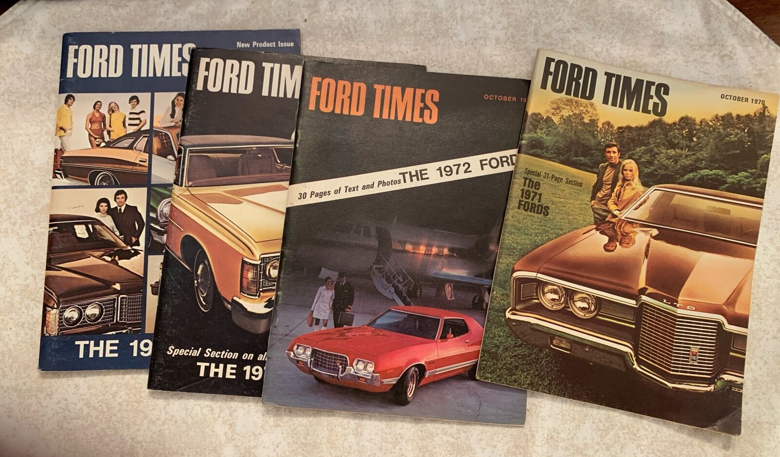 FORD TIMES MAGS 1971,’72,’73, ‘74 MUSTANG TORINO etc JUDGE MOTORS ROCHESTER NY