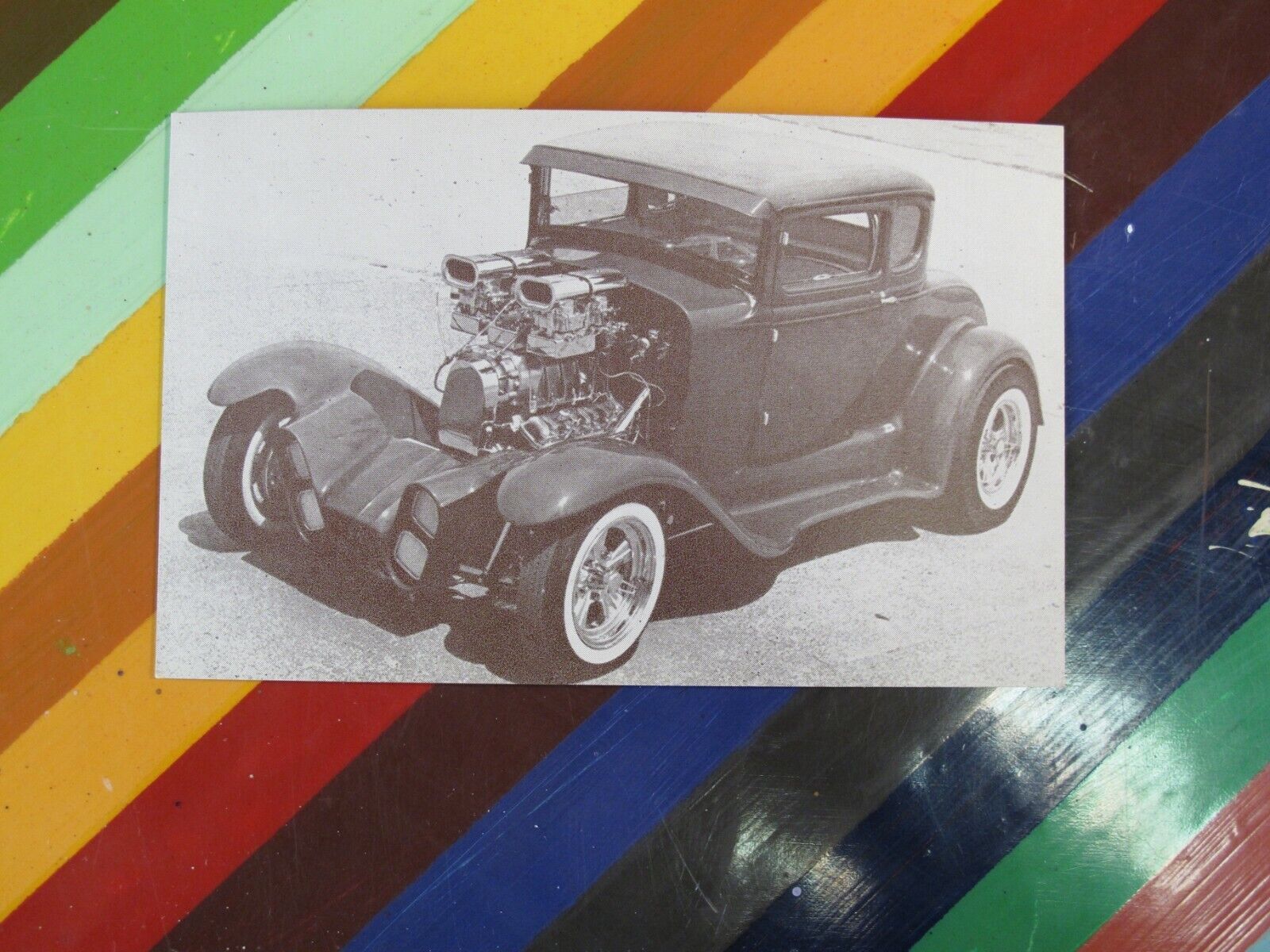vtg 1960s Hot Rod cards postcards - Intl. Championship Auto Shows 