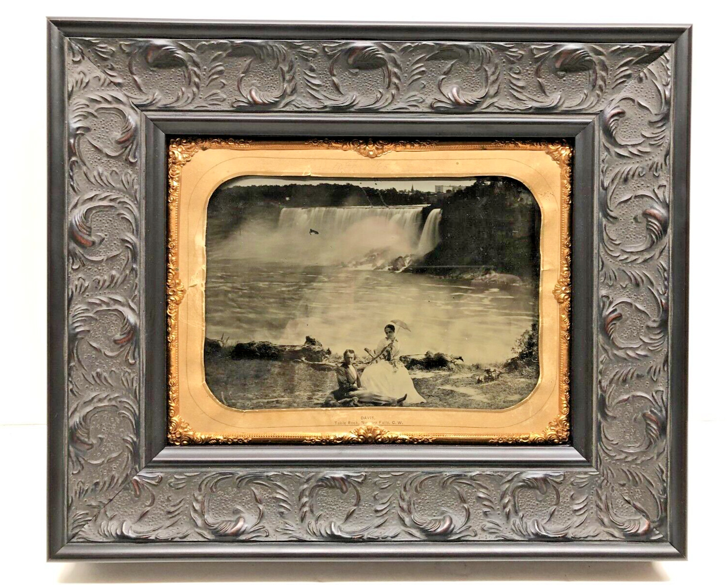 Full Plate Ambrotype Photograph of Niagara Falls , Stunning No Reserve 