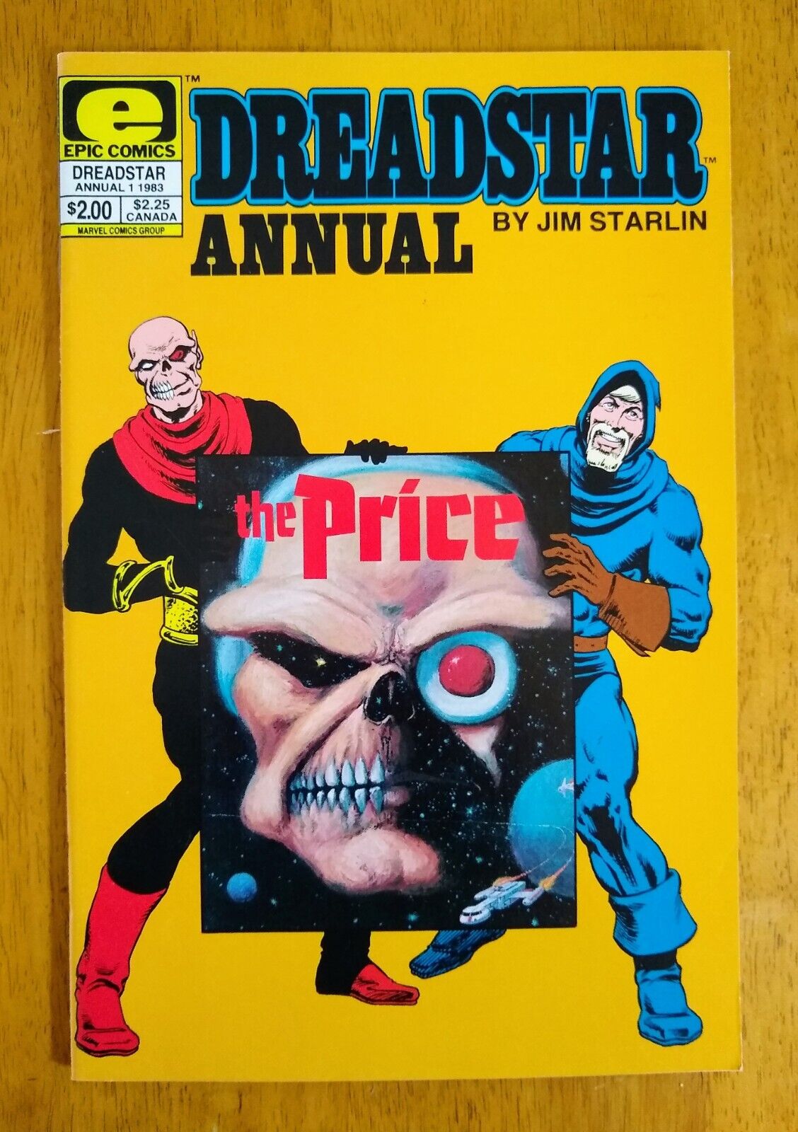 Dreadstar Annual #1 Epic Comic Book 1983 Marvel MCU Jim Starlin. 