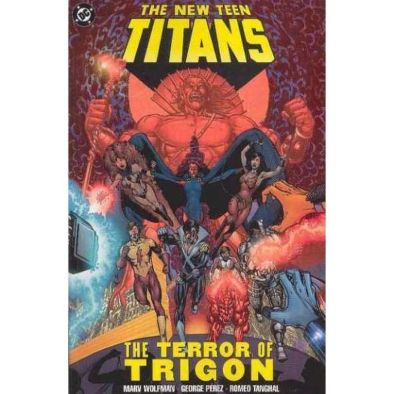 New Teen Titans (1984 series) Terror of Trigon TPB #1 in NM minus. DC comics [l`