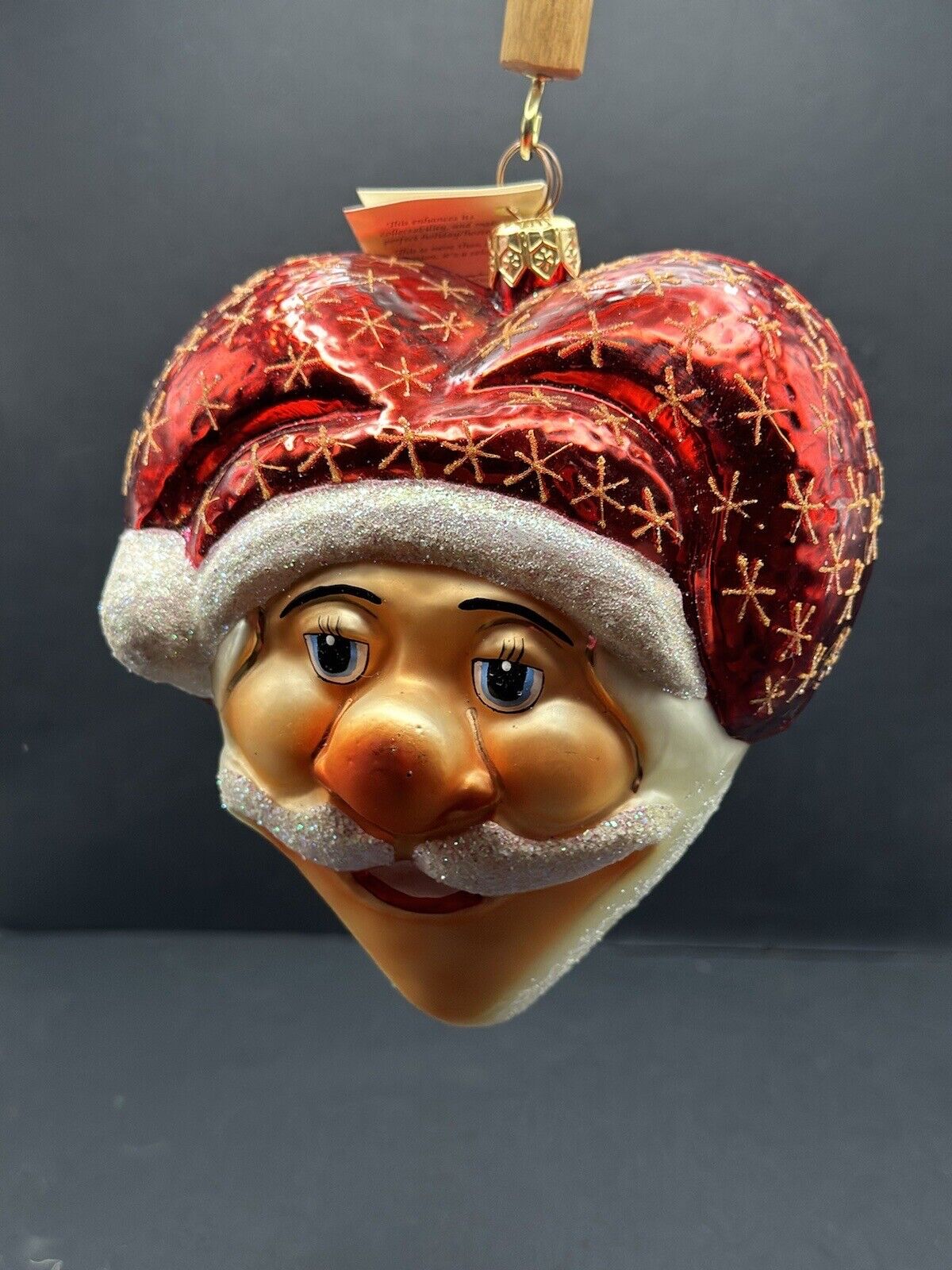 VTG 1996 Christopher Radko GOTTA LOVE HIM Santa Cap  Ornament 96-115-0