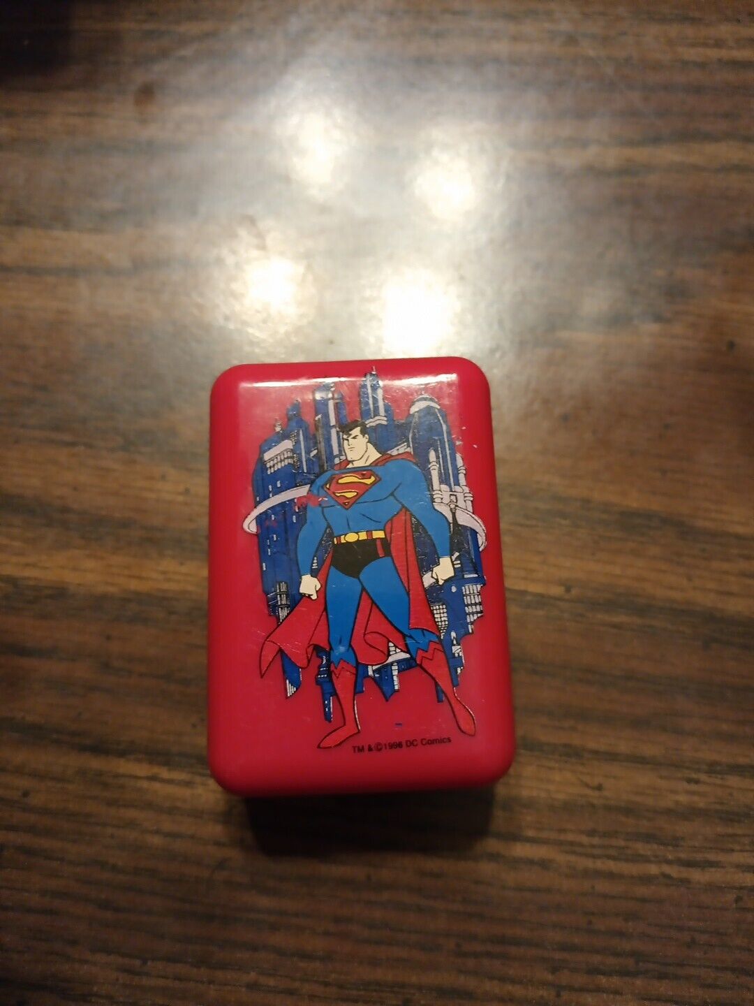 Vtg Superman Mini Soap with Case 1996 Comic