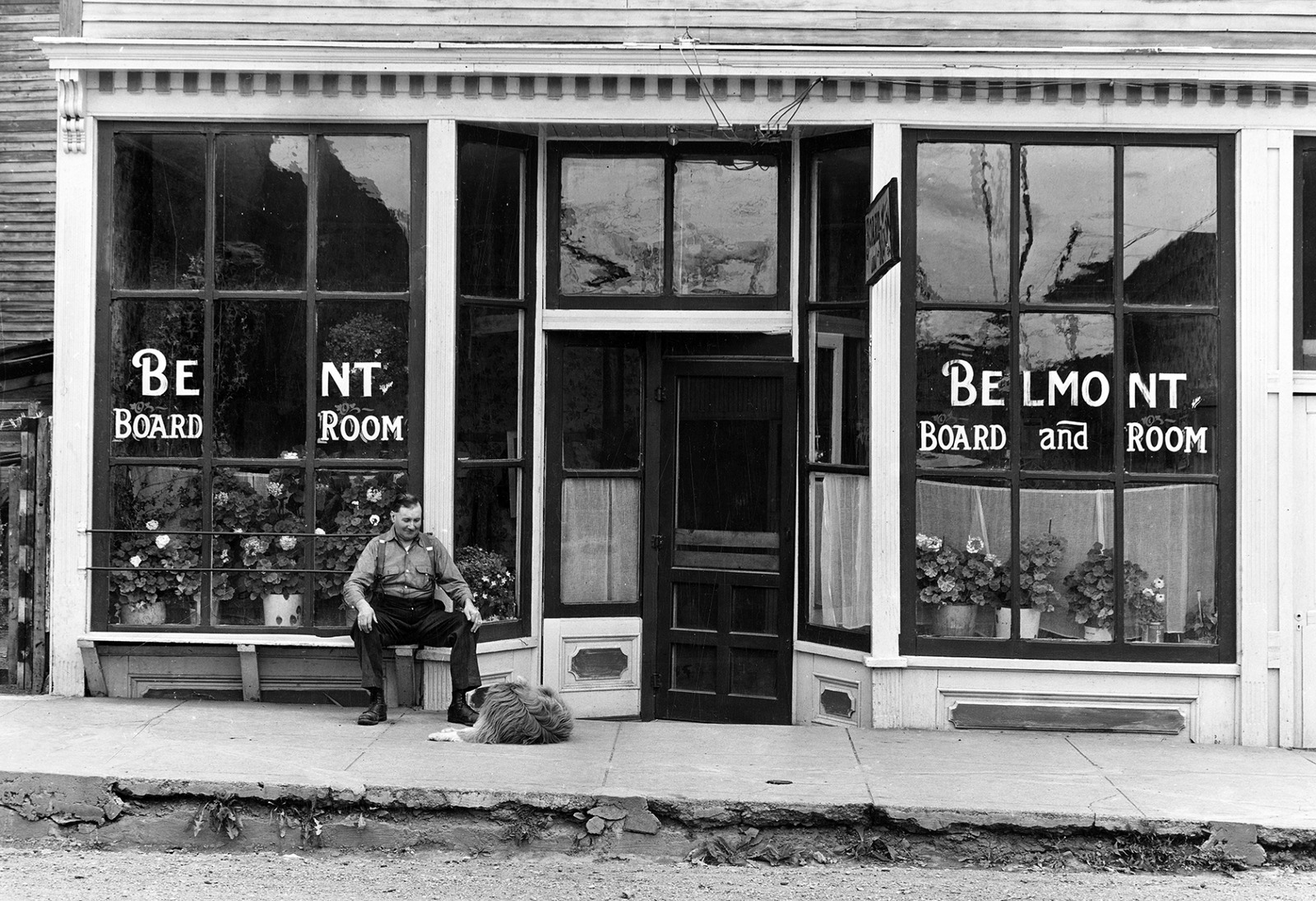 1940 Belmont Boarding House Telluride CO Old Photo 8.5\