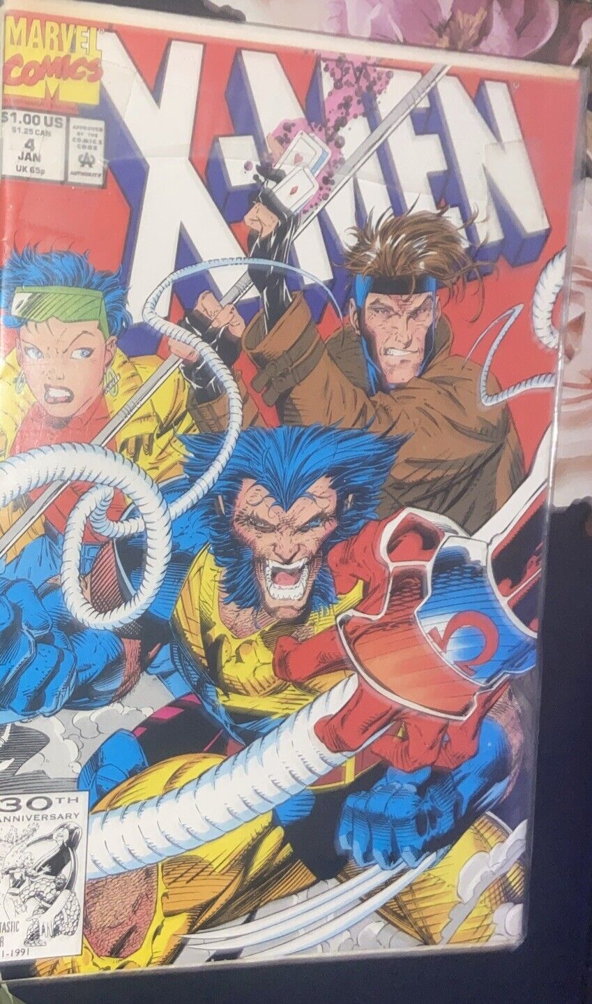 X-MEN #4 (JAN 1992 MARVEL COMIC BOOK) 1ST APPEARANCE OMEGA RED  & X-MEN #5