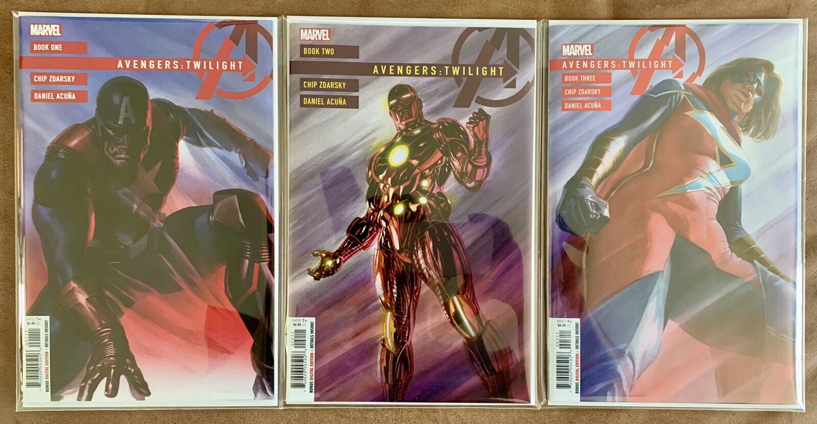 Avengers Twilight #1,2,3 Lot - 1st Print - NM - Marvel Comics