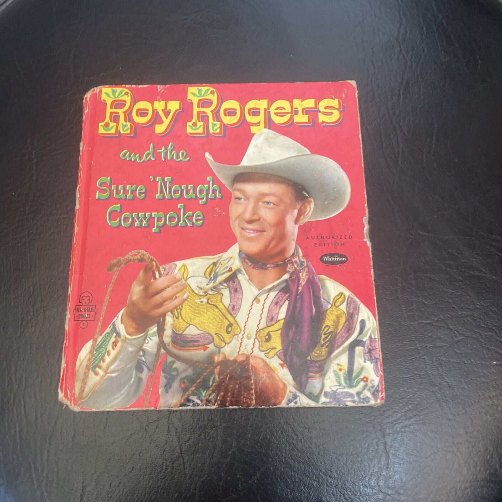 Vintage Children’s Whitman Tell -a-tale Book Vintage Roy Rogers And The Sure