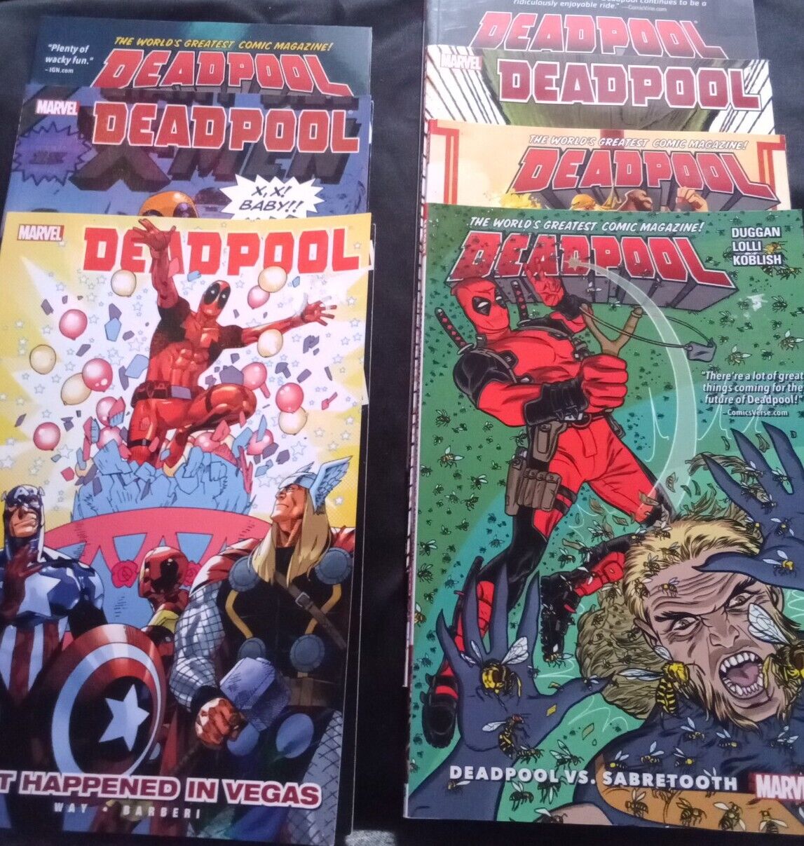 Deadpool Tpb Graphic Novel Lot of 7