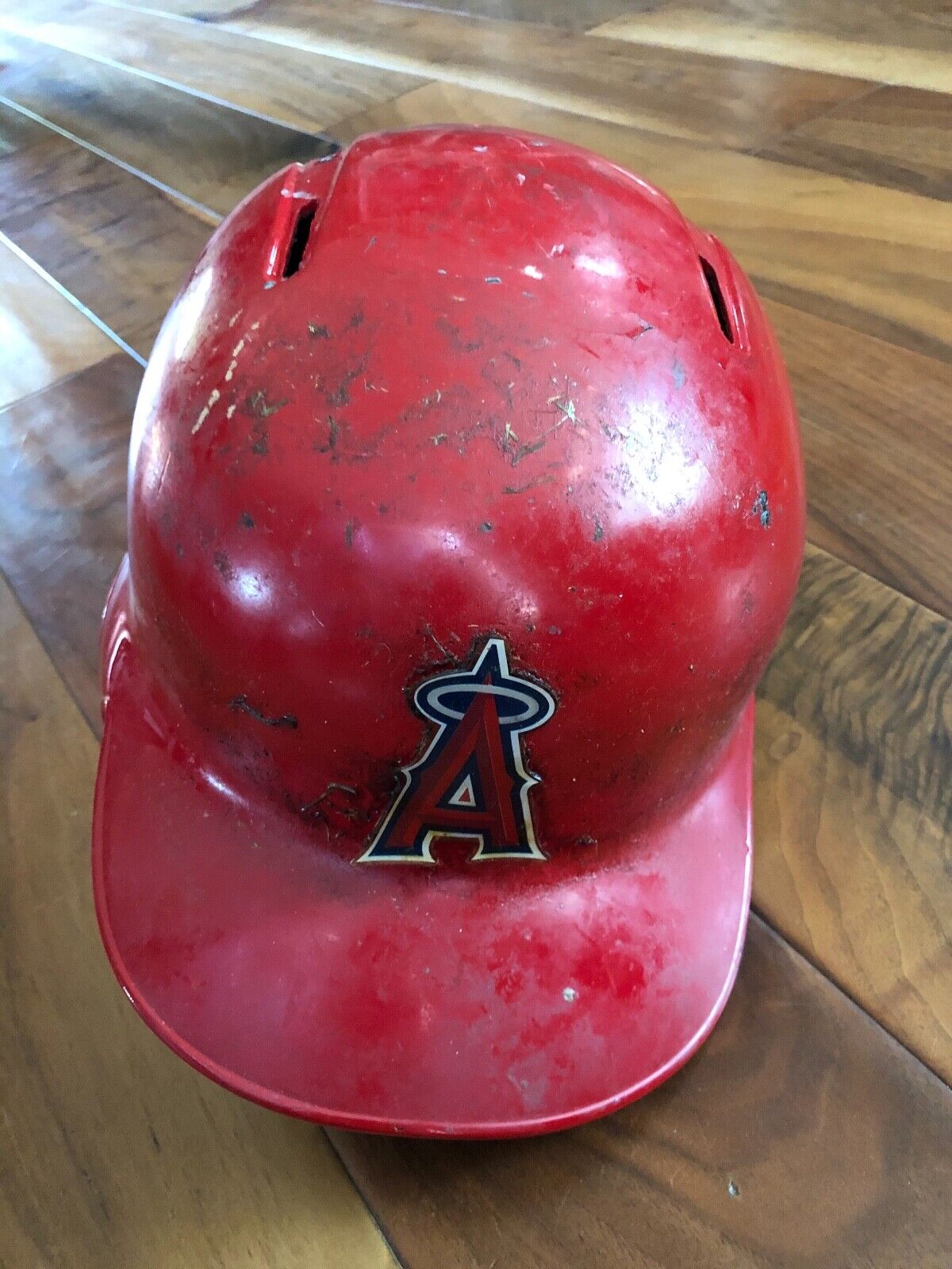 Kole Calhoun 2014 ANGELS Game-Worn Used Batting Helmet  MLB Authentication