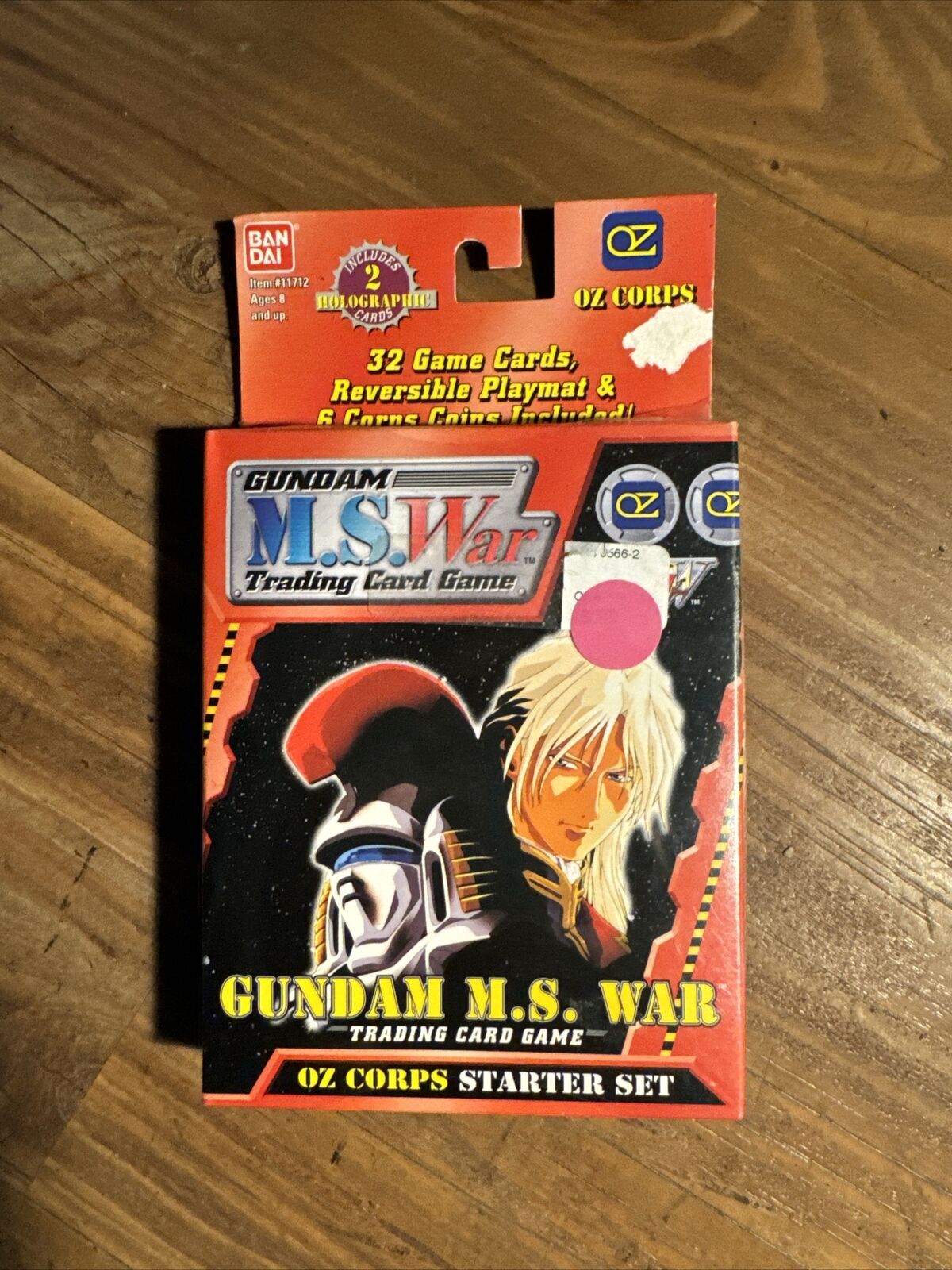 1 Gundam M. S. War Trading Cards Game Wing Oz Corps Team Sealed Starter Red Set