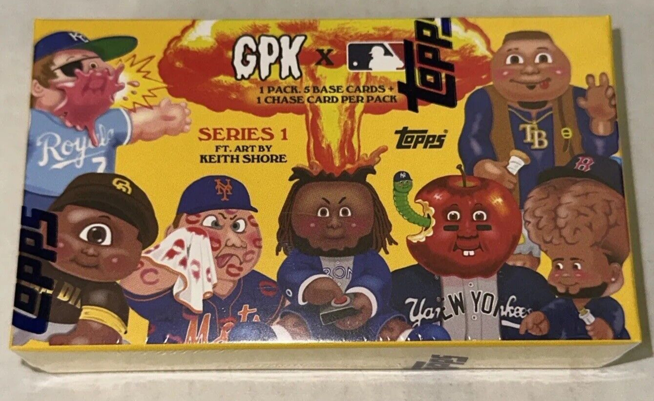 2022 Topps MLB x Garbage Pail Kids: SERIES ONE by Keith Shore 1 pack box LIMITED